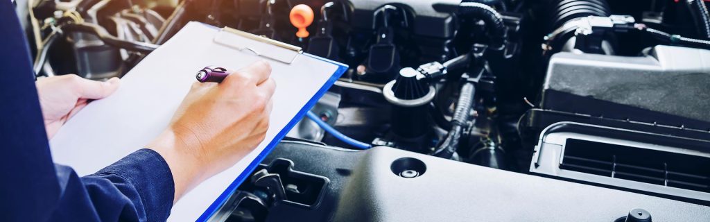 Professional auto service team in a Leo GMC service center, in Lebanon, IN