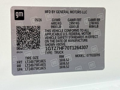2026 GMC Savana Cargo Work Van