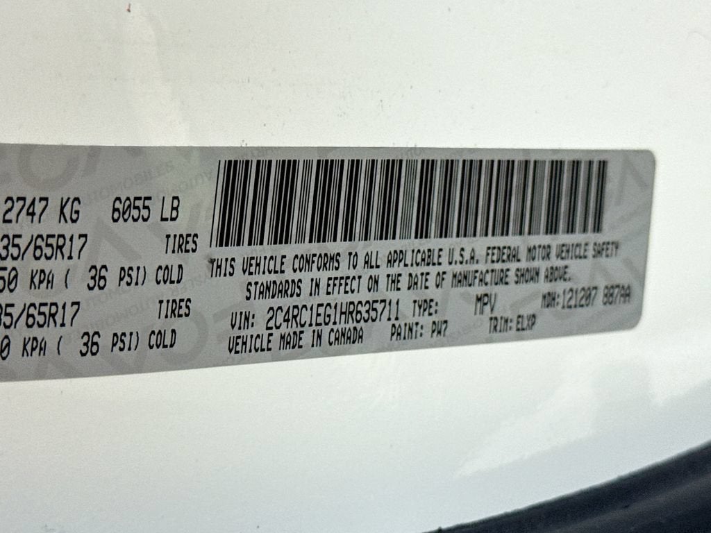 2017 Chrysler Pacifica Touring-L Plus