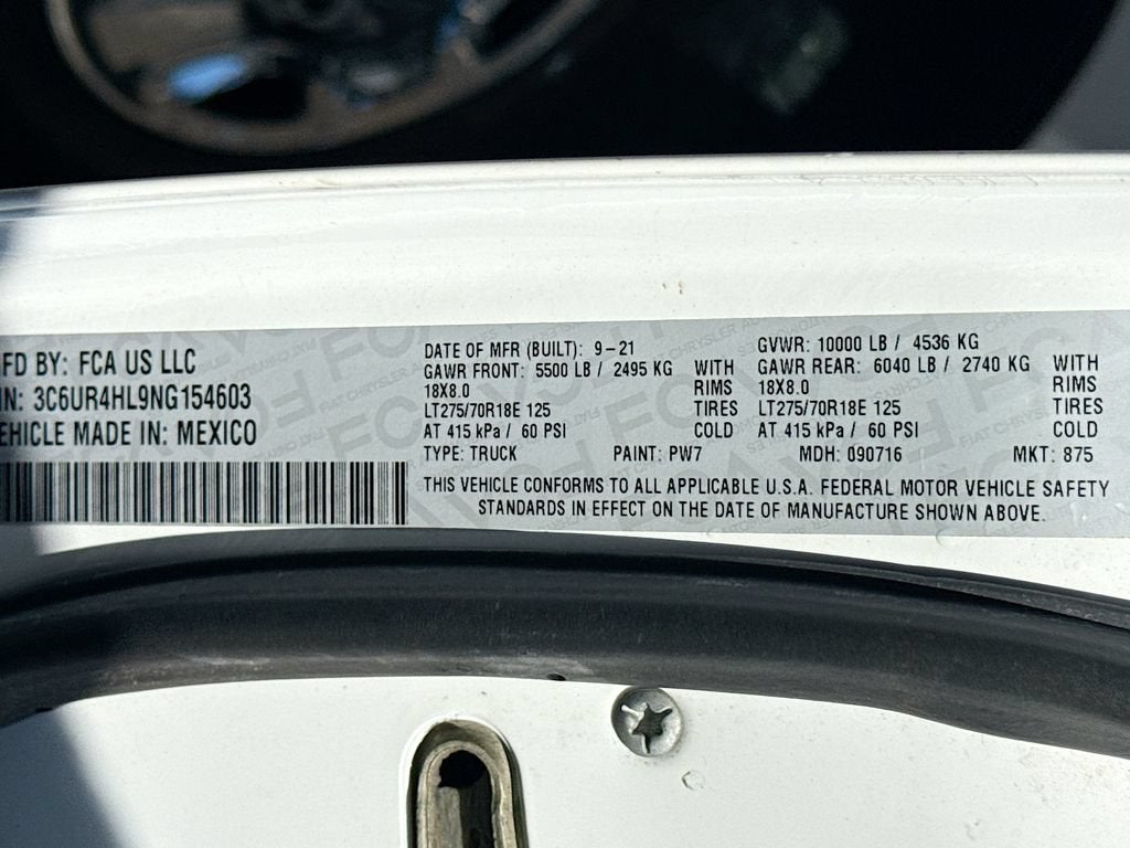 2022 RAM 2500 Tradesman