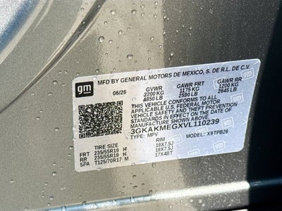 2027 GMC Terrain FWD Elevation