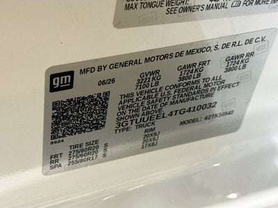 2026 GMC Sierra 1500 AT4