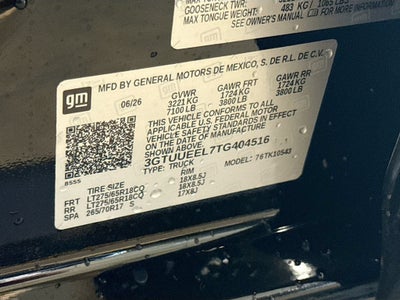 2026 GMC Sierra 1500 AT4