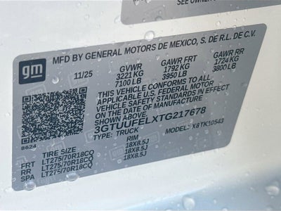 2026 GMC Sierra 1500 AT4X