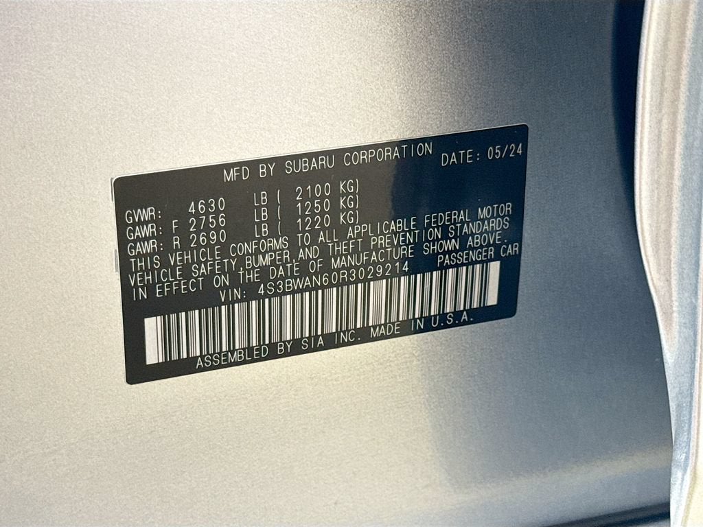 2024 Subaru Legacy Limited