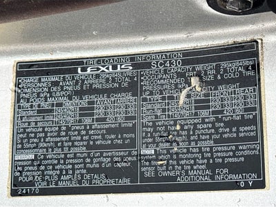 2002 Lexus SC 430 