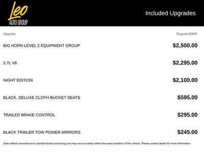 2021 RAM 1500 Big Horn Crew Cab 4x4 5'7' Box