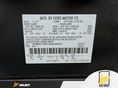 2018 Ford Explorer XLT