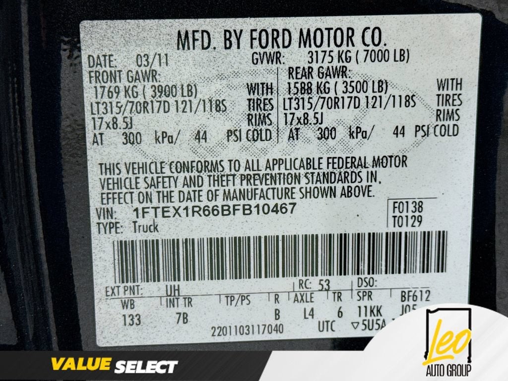 2011 Ford F-150 SVT Raptor