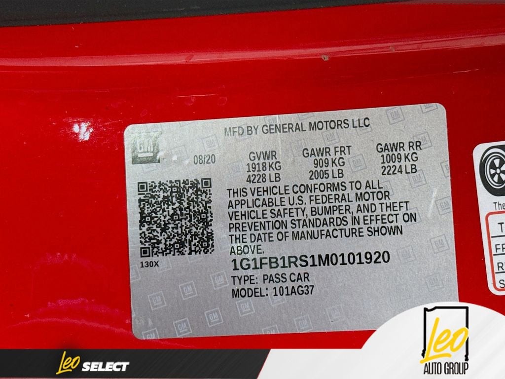 2021 Chevrolet Camaro 1LT