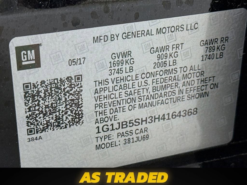 2017 Chevrolet Sonic LS