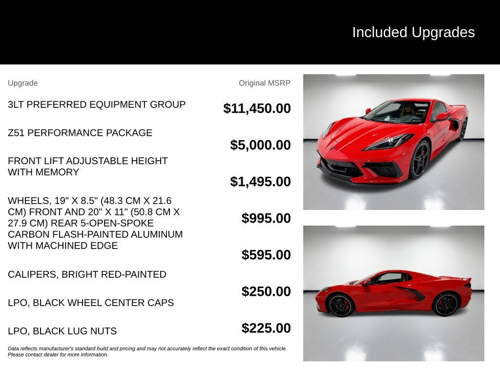 2020 Chevrolet Corvette Stingray 3LT