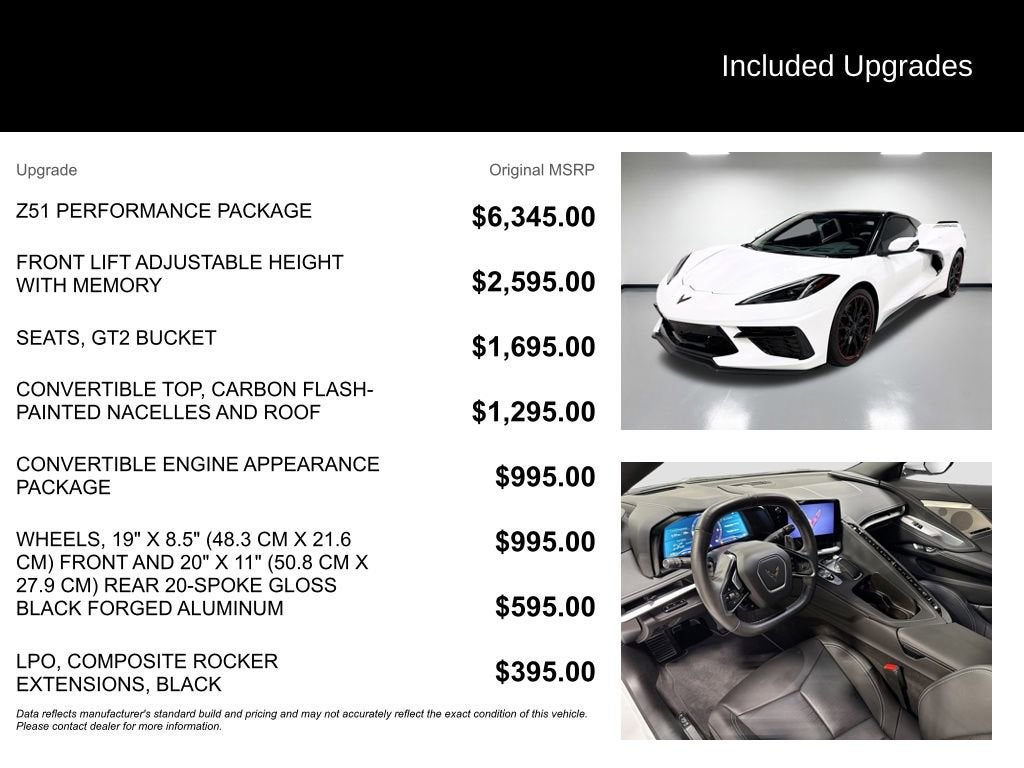 2024 Chevrolet Corvette Stingray 2LT