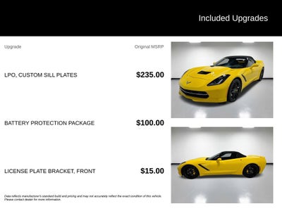 2014 Chevrolet Corvette Stingray Z51 3LT