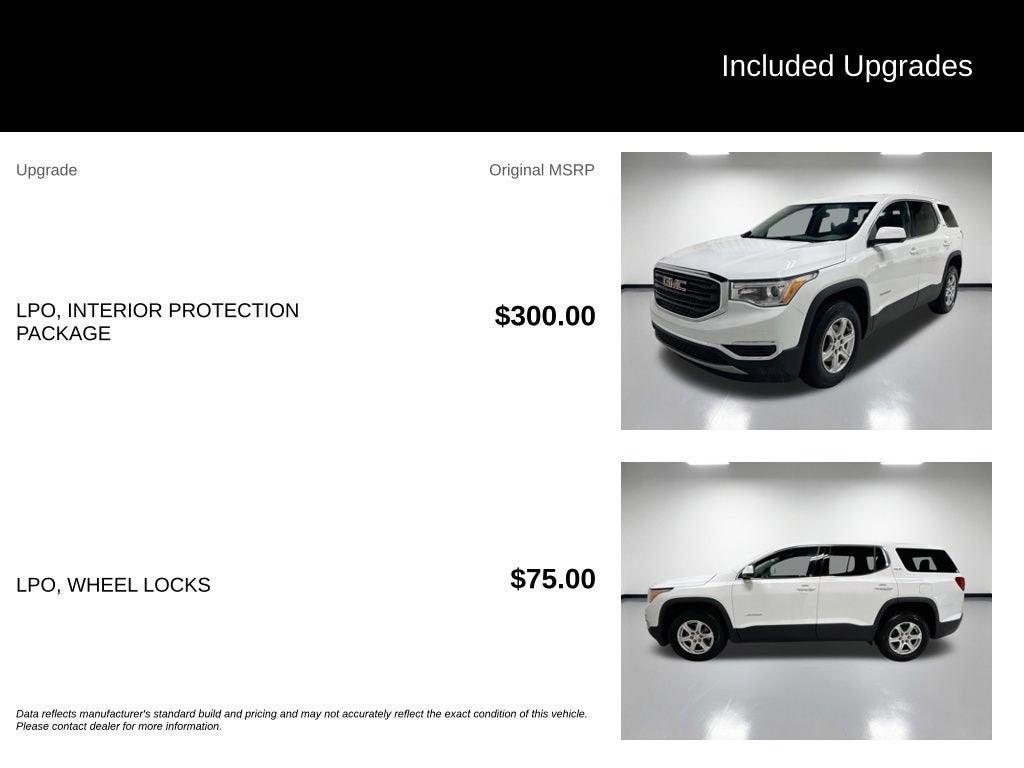 2019 GMC Acadia SLE