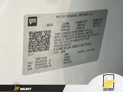 2024 Chevrolet Traverse LT
