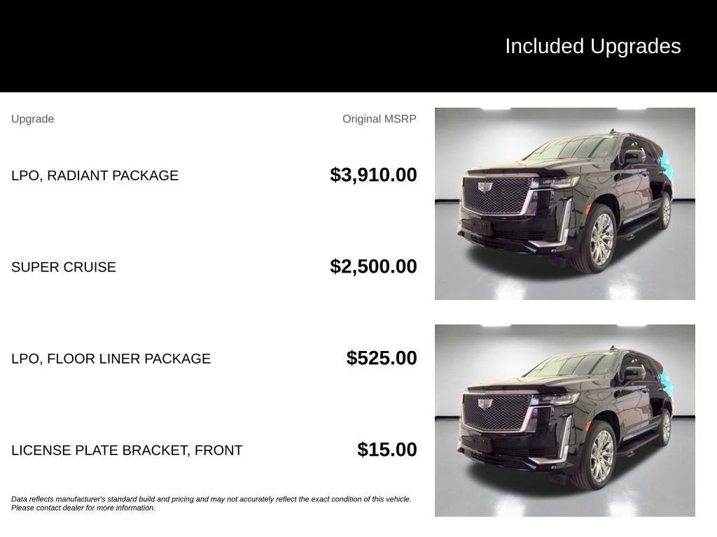 2022 Cadillac Escalade Premium Luxury