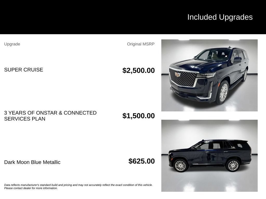 2023 Cadillac Escalade 4WD Premium Luxury