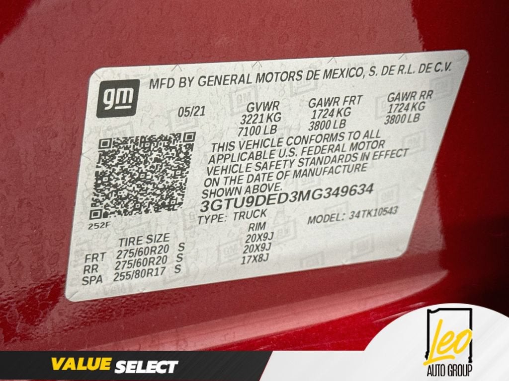 2021 GMC Sierra 1500 SLT