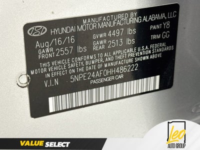 2017 Hyundai Sonata 2.4L