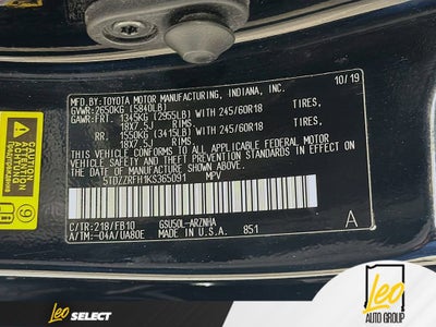 2019 Toyota Highlander LE