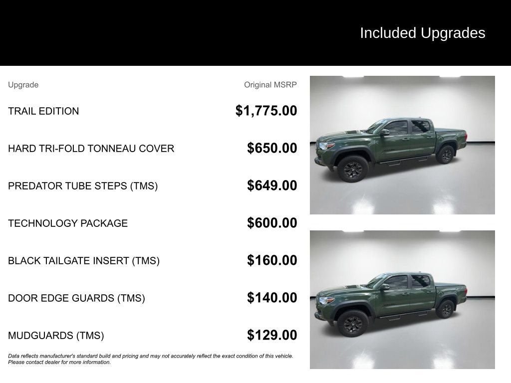 2021 Toyota Tacoma 4WD SR