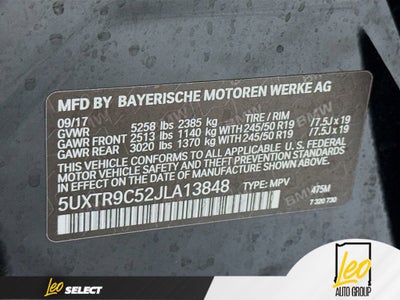 2018 BMW X3 xDrive30i