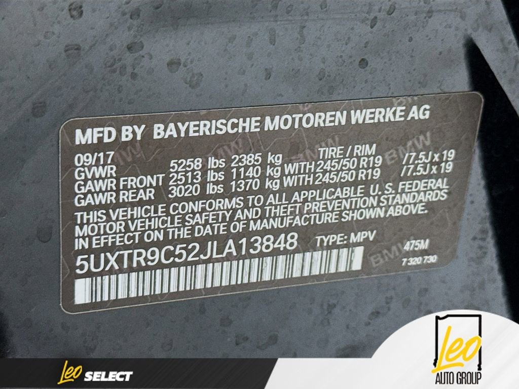 2018 BMW X3 xDrive30i