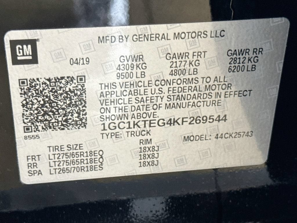 2019 Chevrolet Silverado 2500 HD LTZ