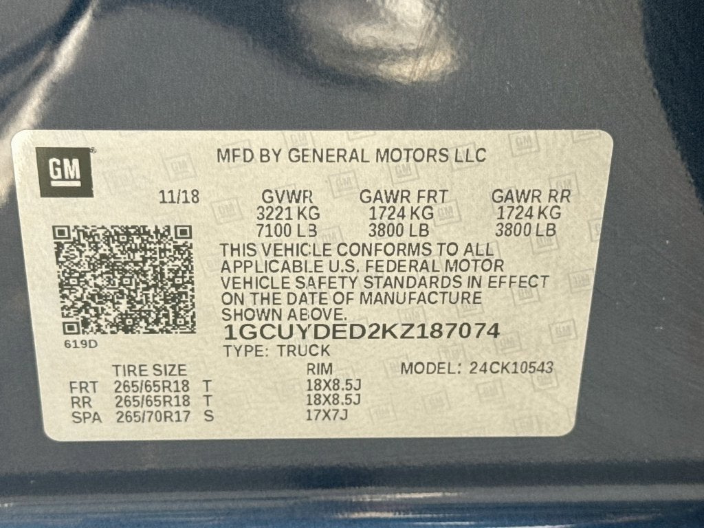 2019 Chevrolet Silverado 1500 LT