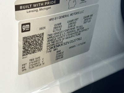 2027 GMC Acadia Elevation