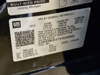 2027 GMC Acadia Elevation