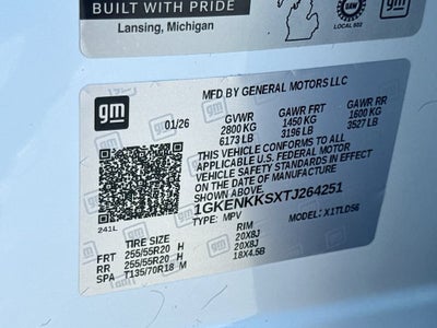 2026 GMC Acadia Elevation
