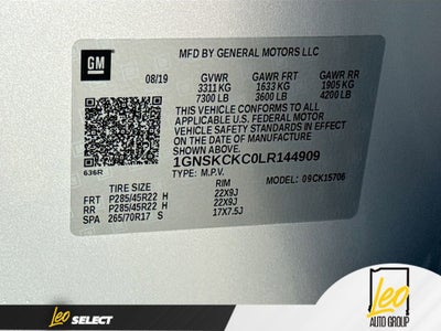 2020 Chevrolet Tahoe Premier