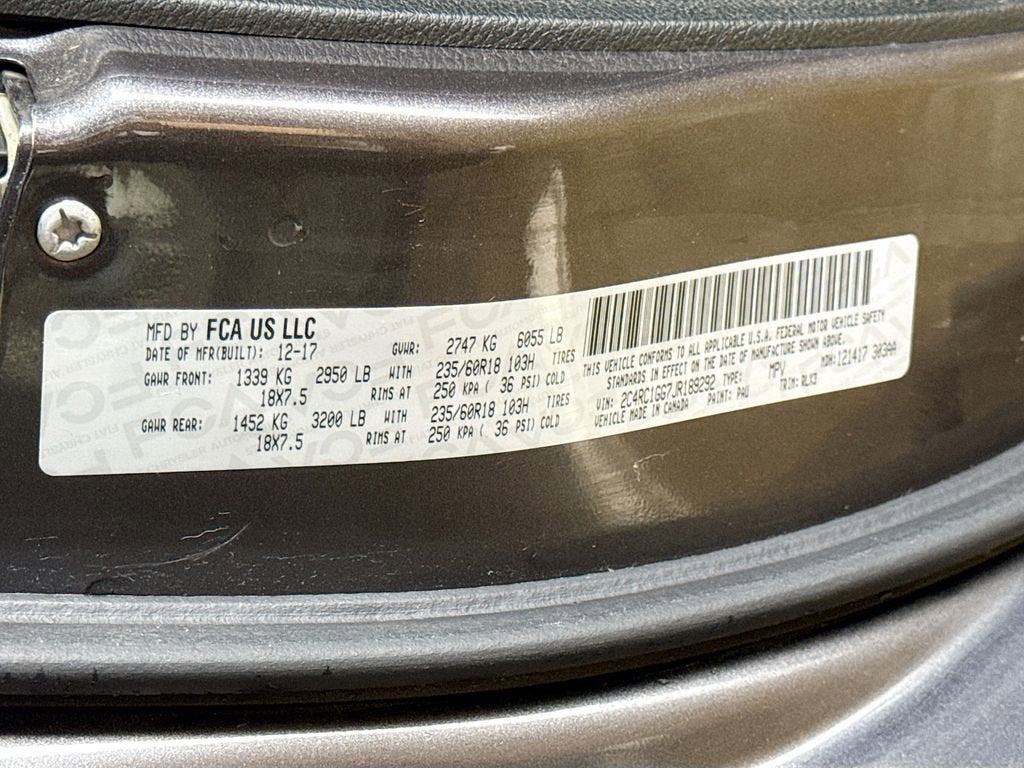 2018 Chrysler Pacifica Limited