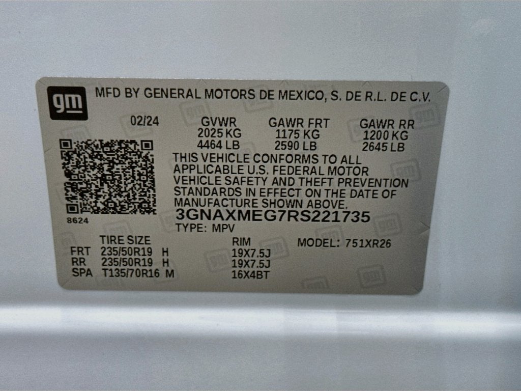 2024 Chevrolet Equinox RS