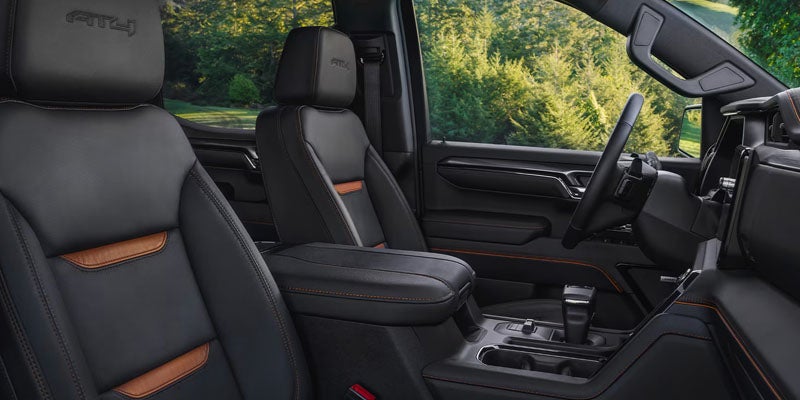 2026 GMC Sierra 1500 front seats
